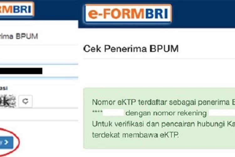 Cek Bansos KTP BRI